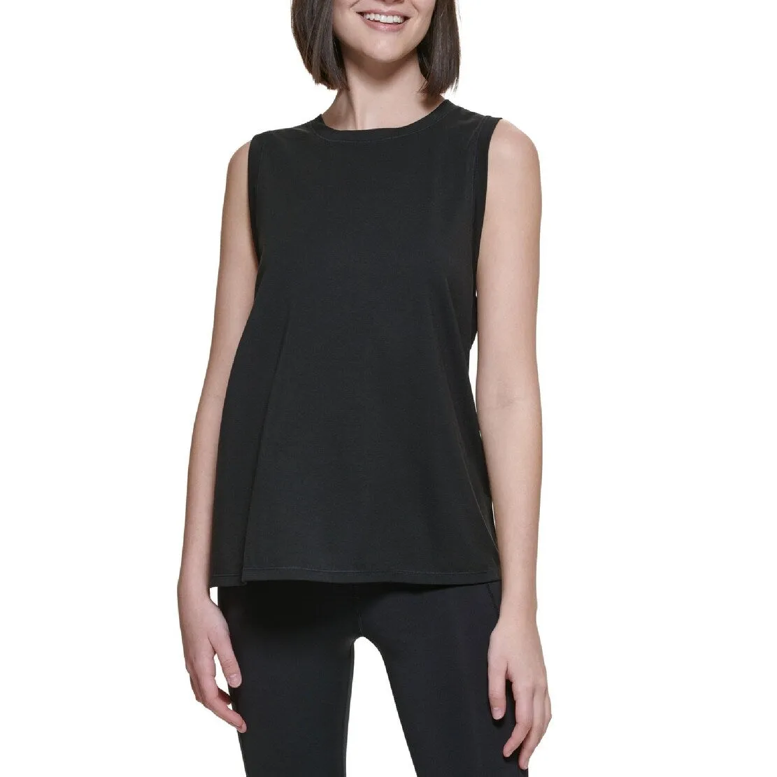Calvin Klein Women's Dropped Armhole Tank Top Black Size X-Small sold by Zulily