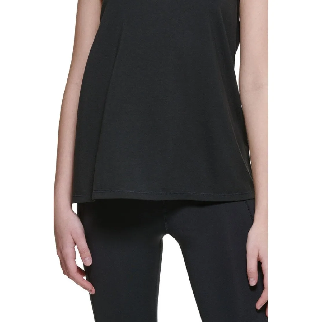 Calvin Klein Women's Dropped Armhole Tank Top Black Size X-Small sold by Zulily product image thumbnail 3