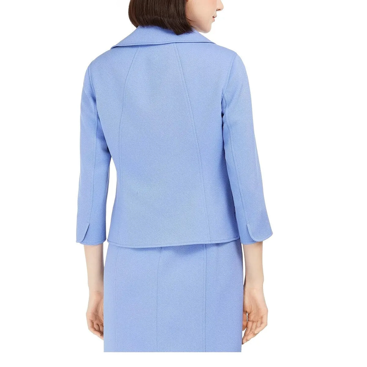 Anne Klein Women's Tweed Cropped Jacket Blue sold by Zulily product image thumbnail 4