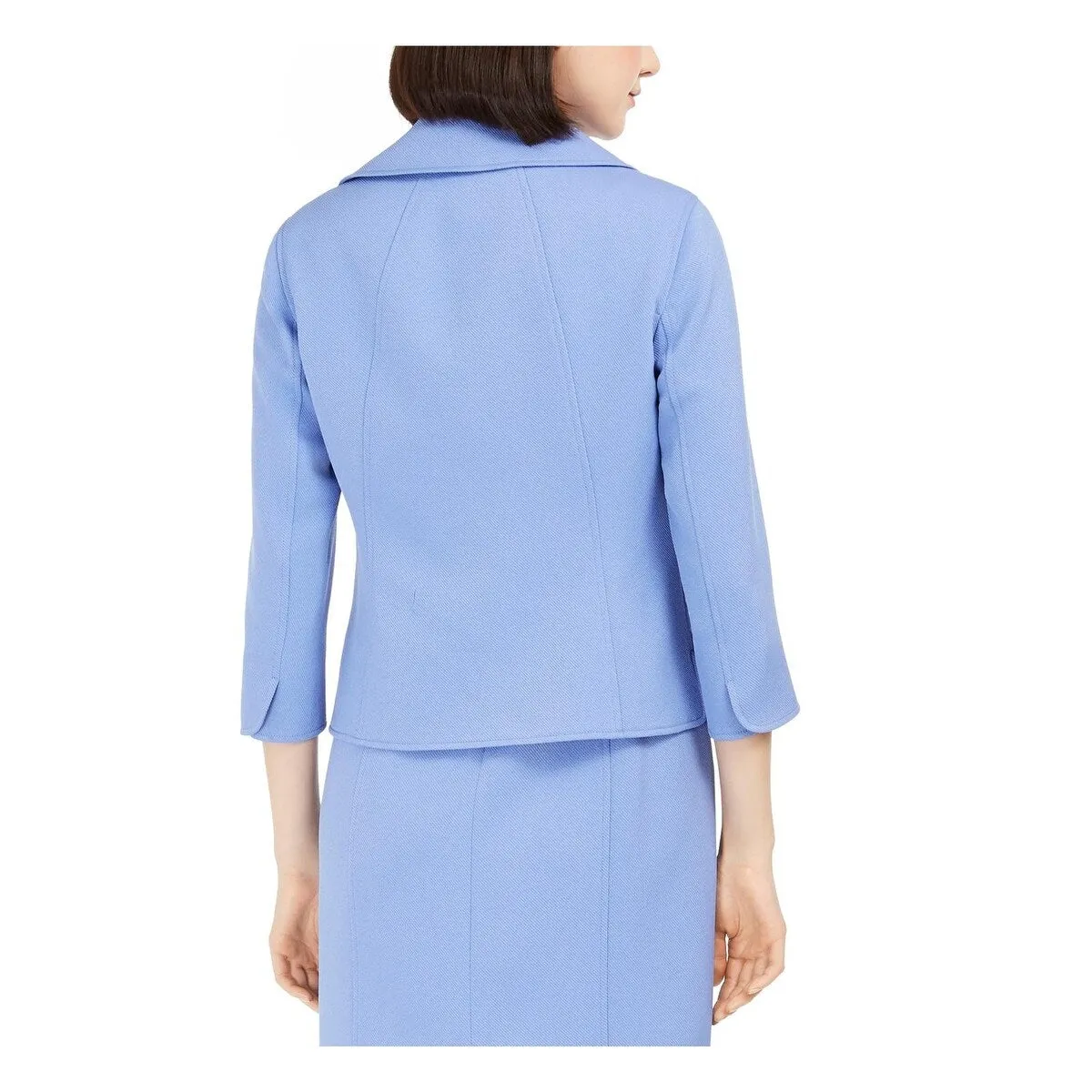 Anne Klein Women's Tweed Cropped Jacket Blue sold by Zulily product image thumbnail 2