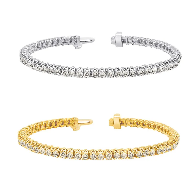 Auriya 2ct to 10ct TW Diamond Tennis Bracelet 14k Gold sold by Zulily