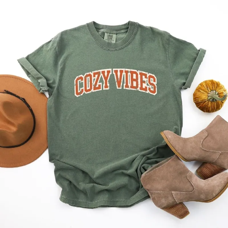 Varstiy Cozy Vibes Garment Dyed Tee sold by Zulily