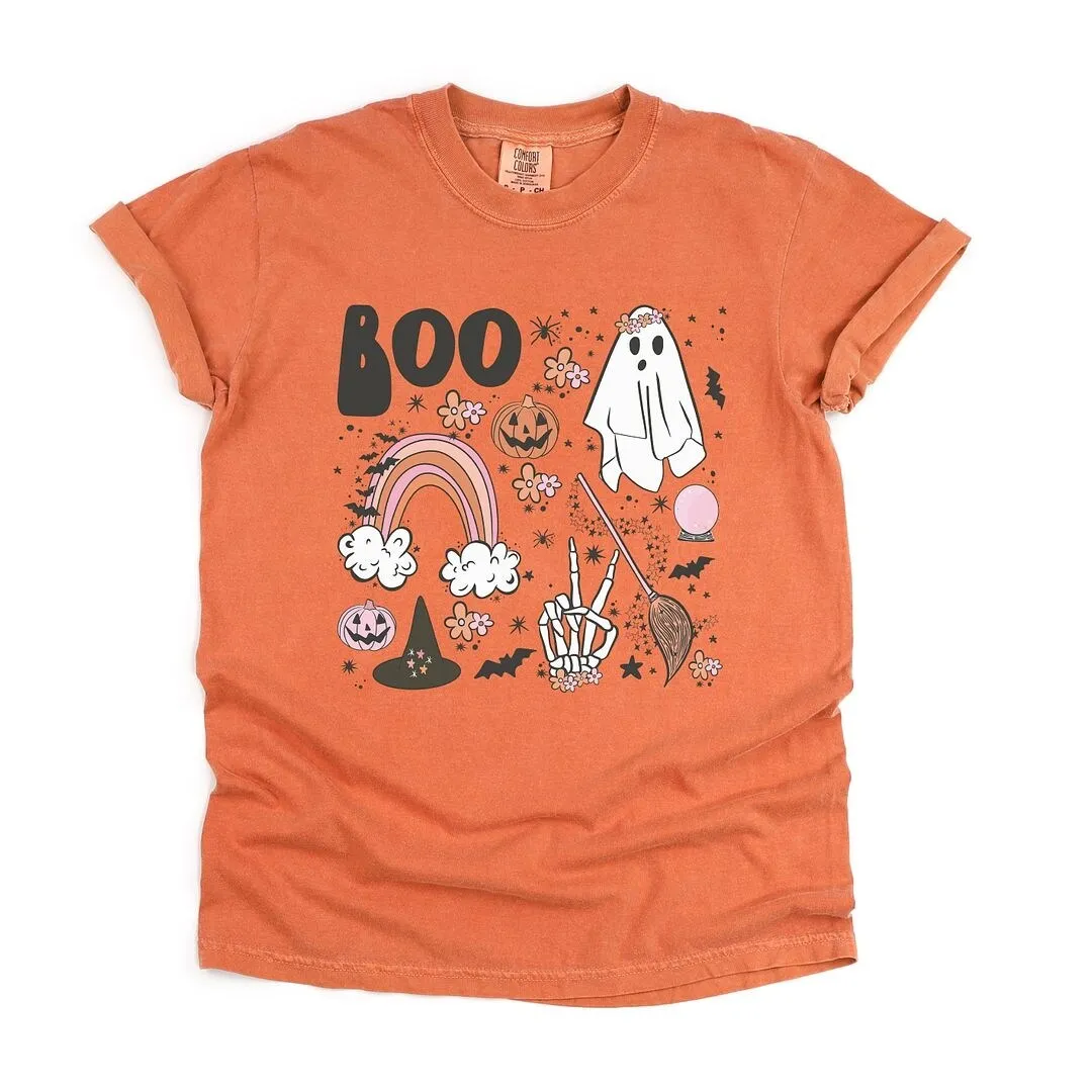 Halloween Cluster Garment Dyed Tee sold by Zulily product image thumbnail 2