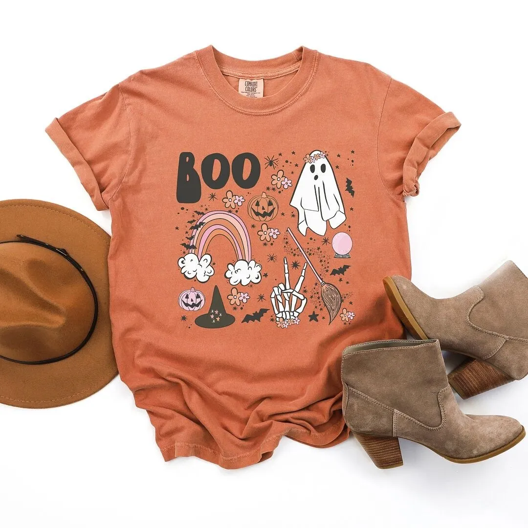 Halloween Cluster Garment Dyed Tee sold by Zulily