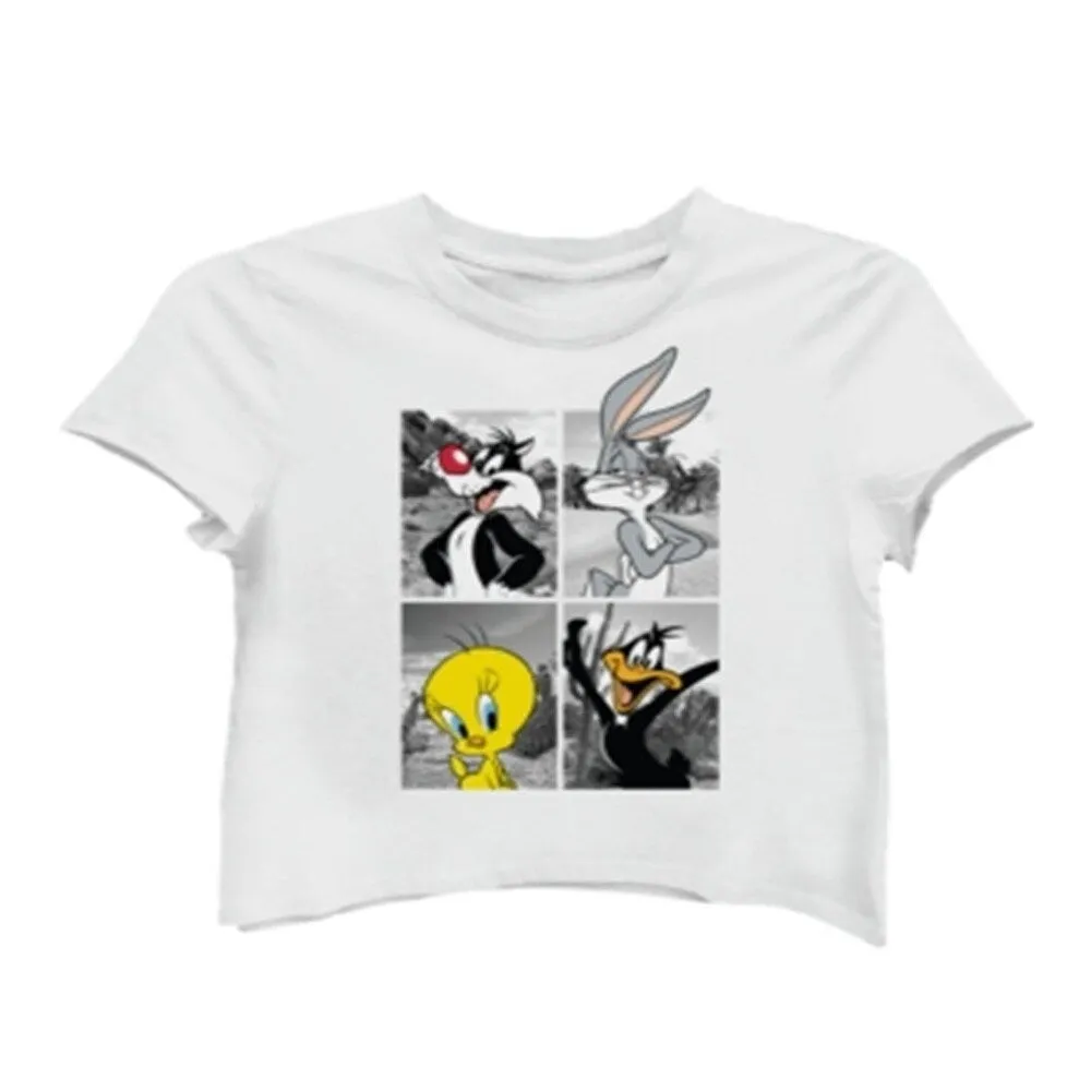 Warner Brothers Junior's Looney Tunes Photo T-Shirt White Size XL sold by Zulily product image thumbnail 2