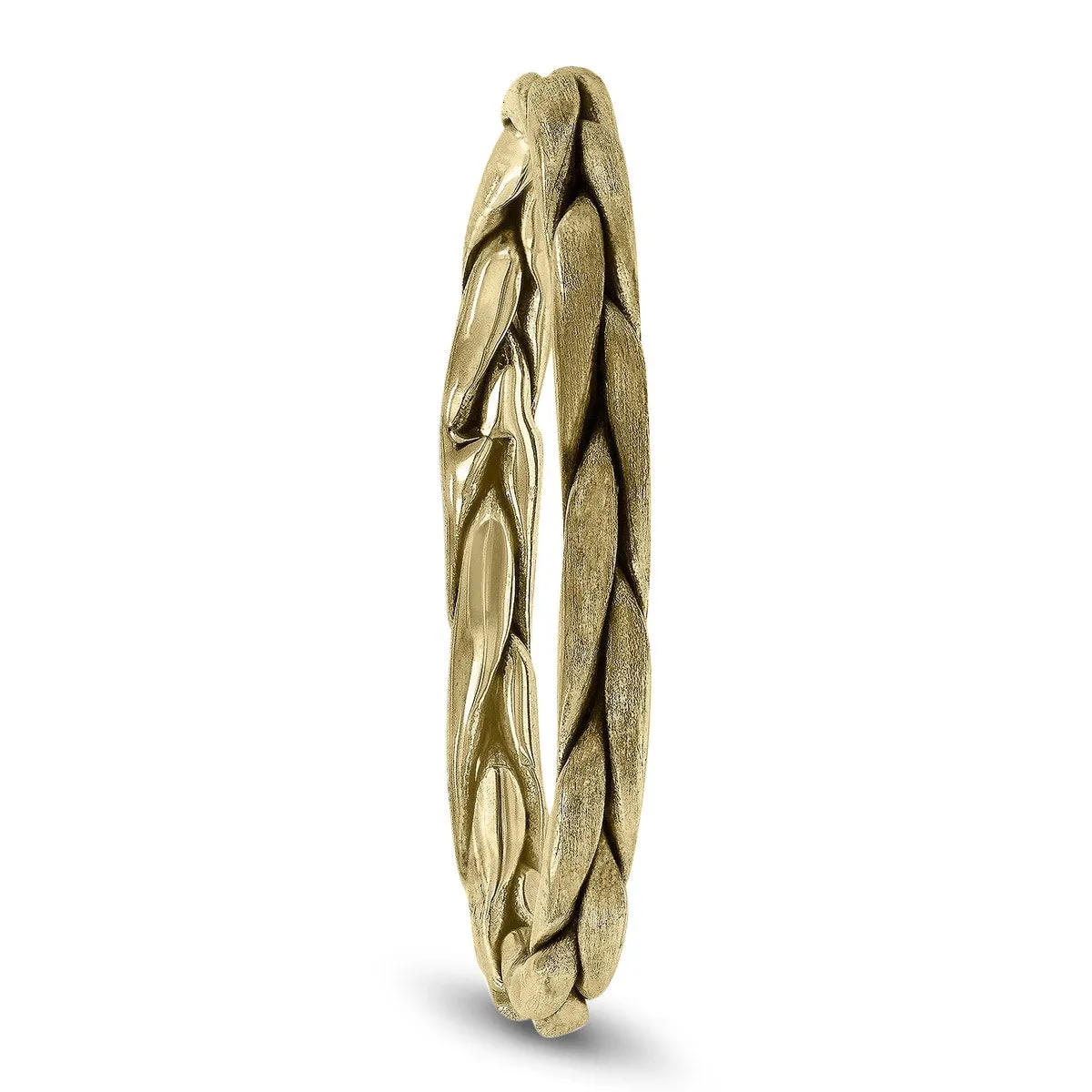 Braided Wedding Band in 14K Yellow Gold sold by Zulily product image thumbnail 2