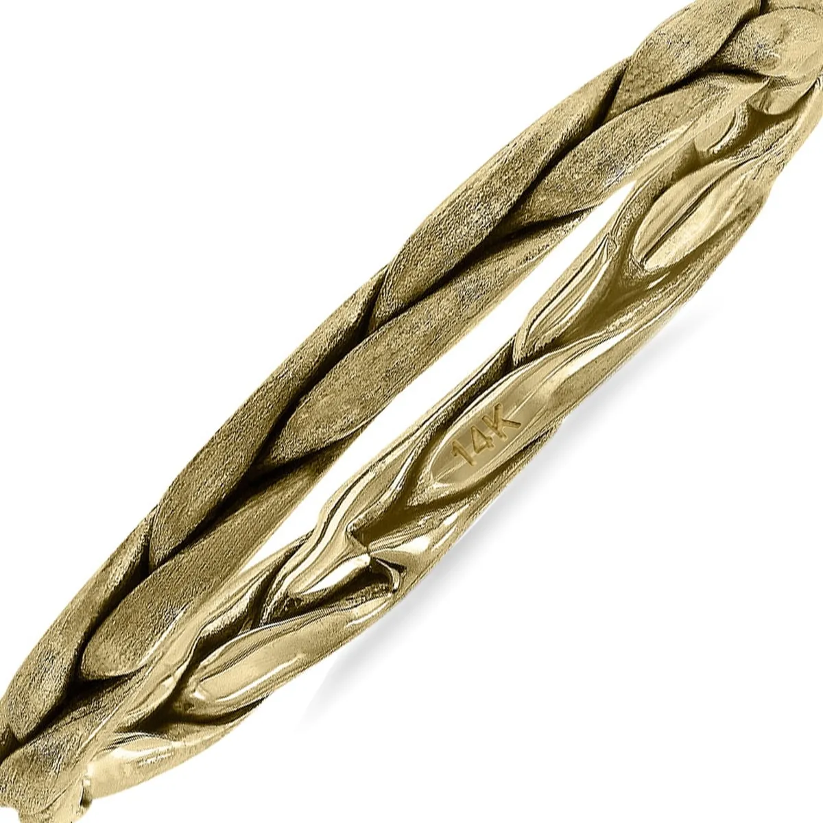 Braided Wedding Band in 14K Yellow Gold sold by Zulily product image thumbnail 3