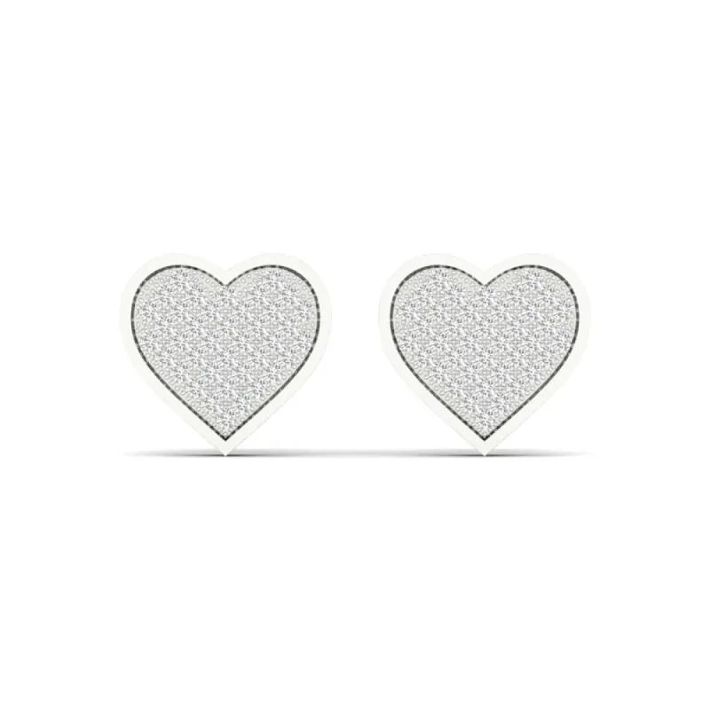 1/5ct TDW Diamond Cluster Stud Earrings in 10k Gold - N/A sold by Zulily