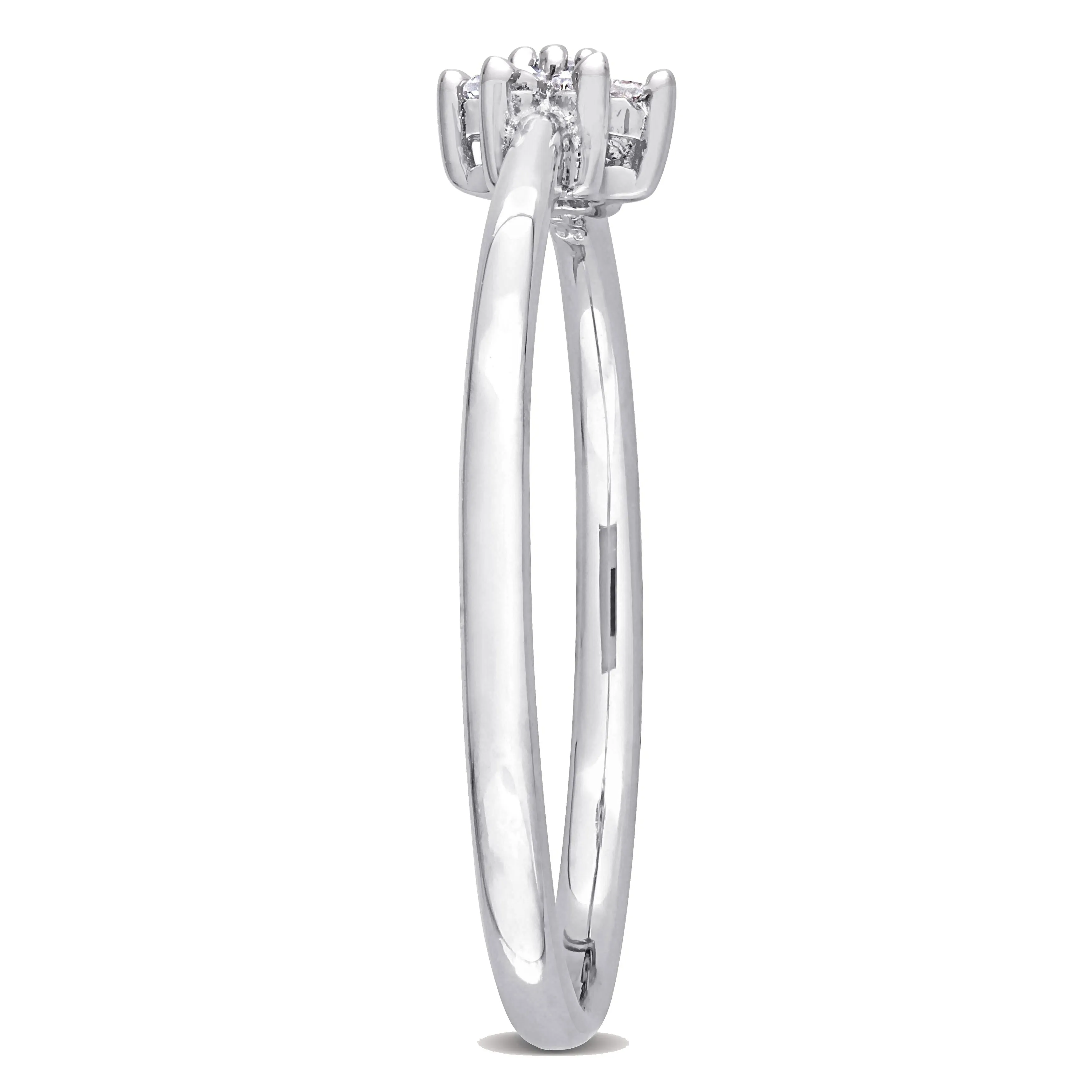 Miadora Diamond Accent Promise Ring in Sterling Silver sold by Zulily product image thumbnail 2