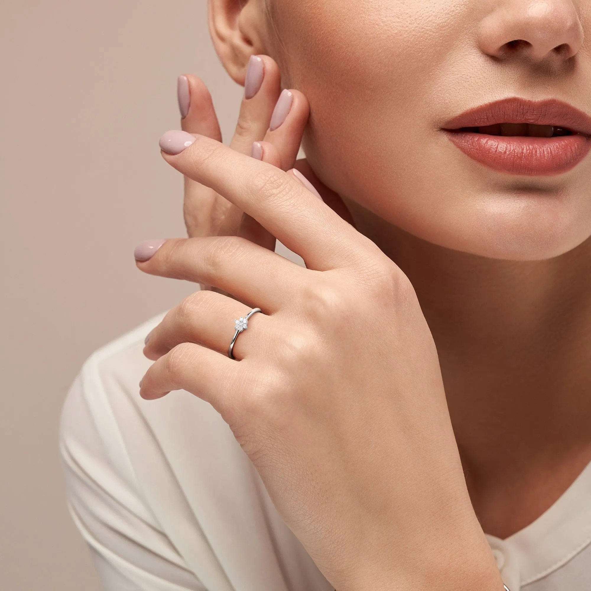 Miadora Diamond Accent Promise Ring in Sterling Silver sold by Zulily product image thumbnail 5