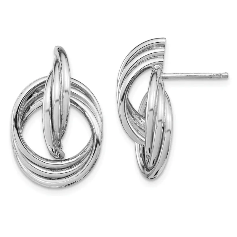 Curata 925 Sterling Silver 23.19x15.3mm Polished Post Triple Tube Earrings sold by Zulily