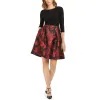 Jessica Howard Women's Pleated-Skirt Fit & Flare Dress Charcoal Size 16 sold by Zulily