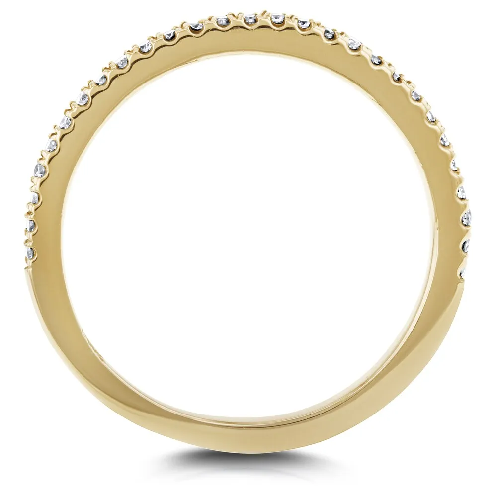 Annello by Kobelli 14k Yellow Gold 1/6ct TDW Diamond Split Prong Wedding Ring sold by Zulily product image thumbnail 3