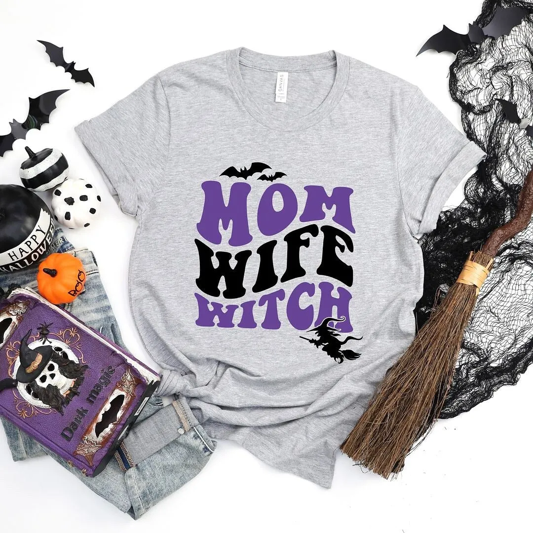 Mom Witch Wife Colorful Short Sleeve Tee sold by Zulily