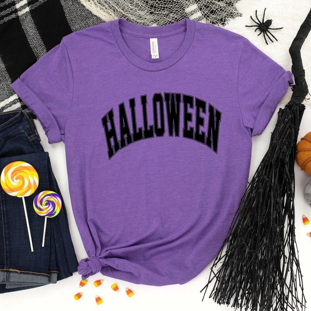 Varsity Halloween Short Sleeve Tee sold by Zulily