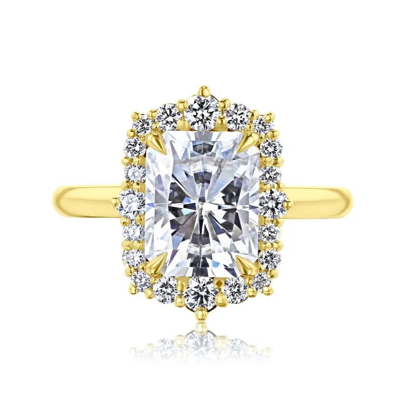 Annello by Kobelli 14k Gold Raina Engagement Ring (GH/VS, DEF/VS) sold by Zulily