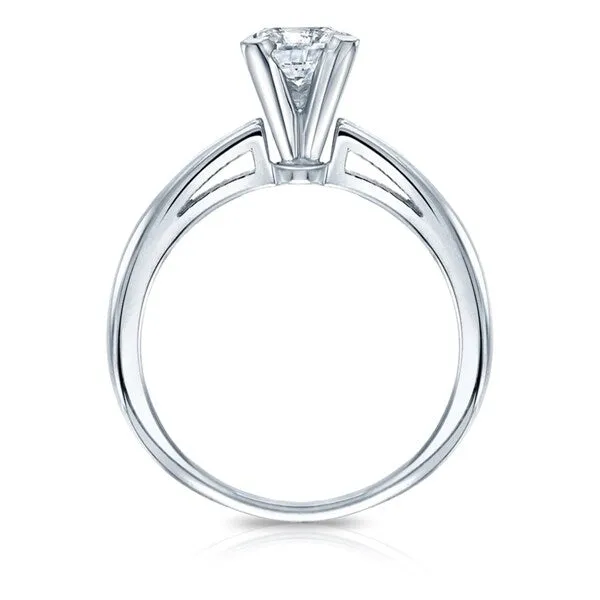 Auriya 18k Gold Certified 1.00-Carat TW Princess-Cut Solitaire Diamond Engagement Ring sold by Zulily product image thumbnail 2