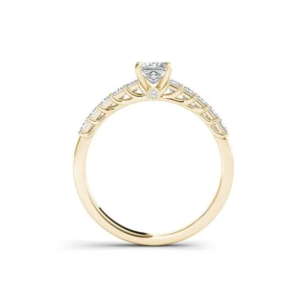 De Couer 14k Yellow Gold 1ct TDW Diamond Classic Engagement Ring sold by Zulily product image thumbnail 3
