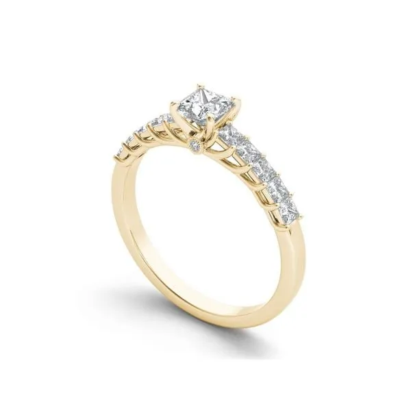 De Couer 14k Yellow Gold 1ct TDW Diamond Classic Engagement Ring sold by Zulily product image thumbnail 2