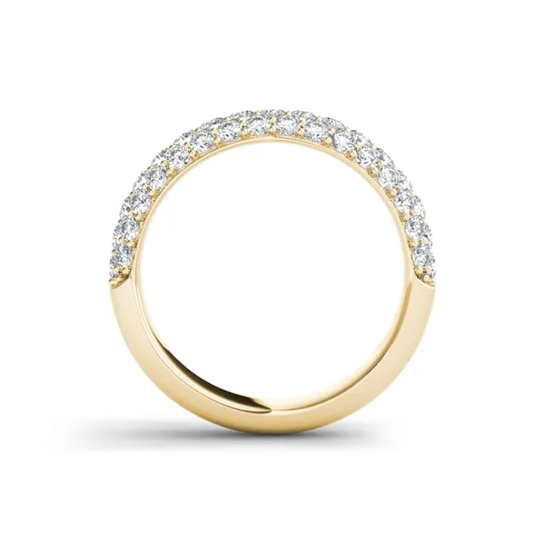 De Couer 14k Yellow Gold 1 1/4ct TDW Diamond Women's Wedding Band sold by Zulily product image thumbnail 3