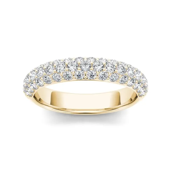 De Couer 14k Yellow Gold 1 1/4ct TDW Diamond Women's Wedding Band sold by Zulily
