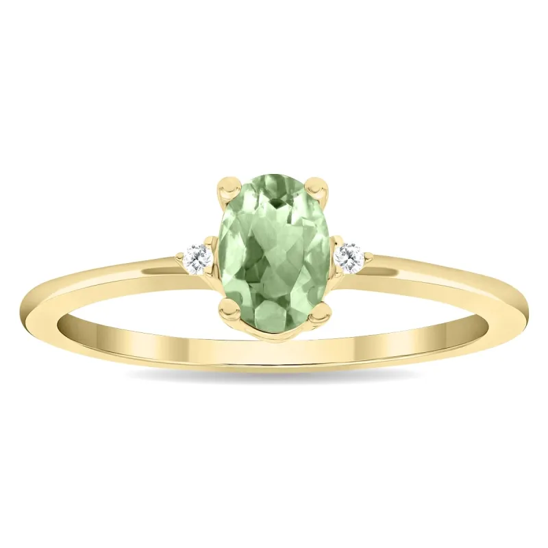 Women's Oval Shaped Garnet and Diamond Classic Band in 10K Yellow Gold sold by Zulily