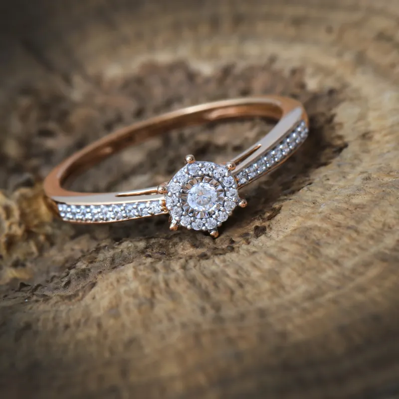 1/8 ct TDW Diamond Promise Ring in Silver by De Couer sold by Zulily