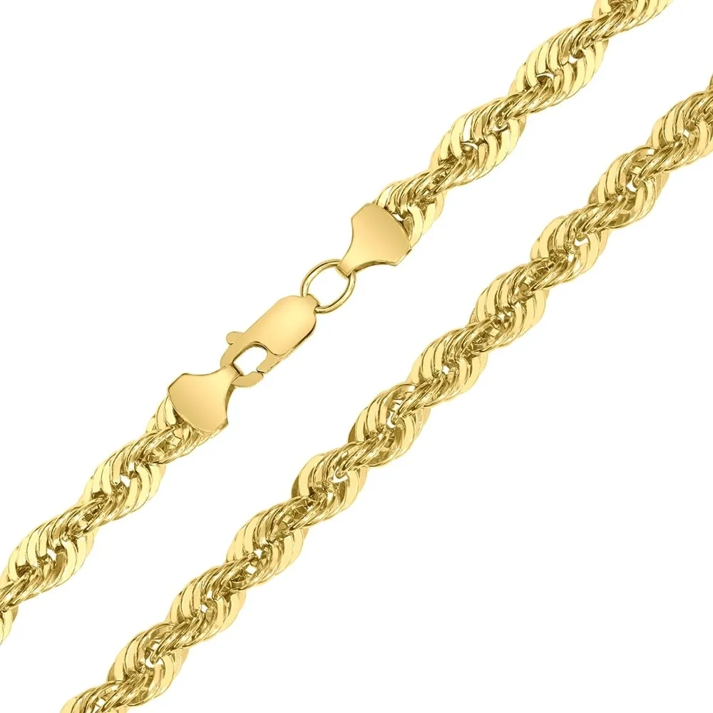 14K Yellow Gold Filled 6MM Rope Chain with Lobster Clasp - 20 Inch sold by Zulily product image thumbnail 3