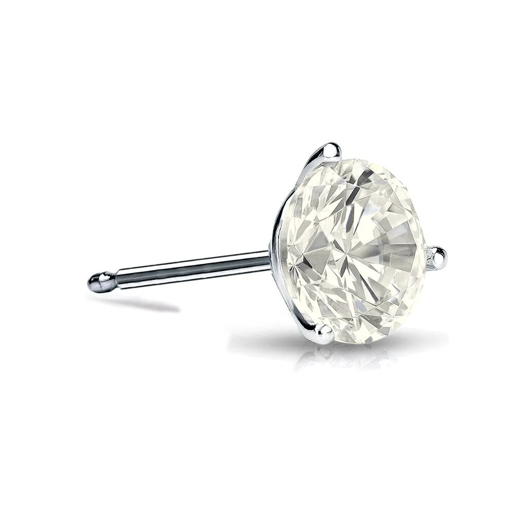Auriya 14k Gold 1/3ct TDW Round SINGLE STUD (1) Diamond Earring sold by Zulily
