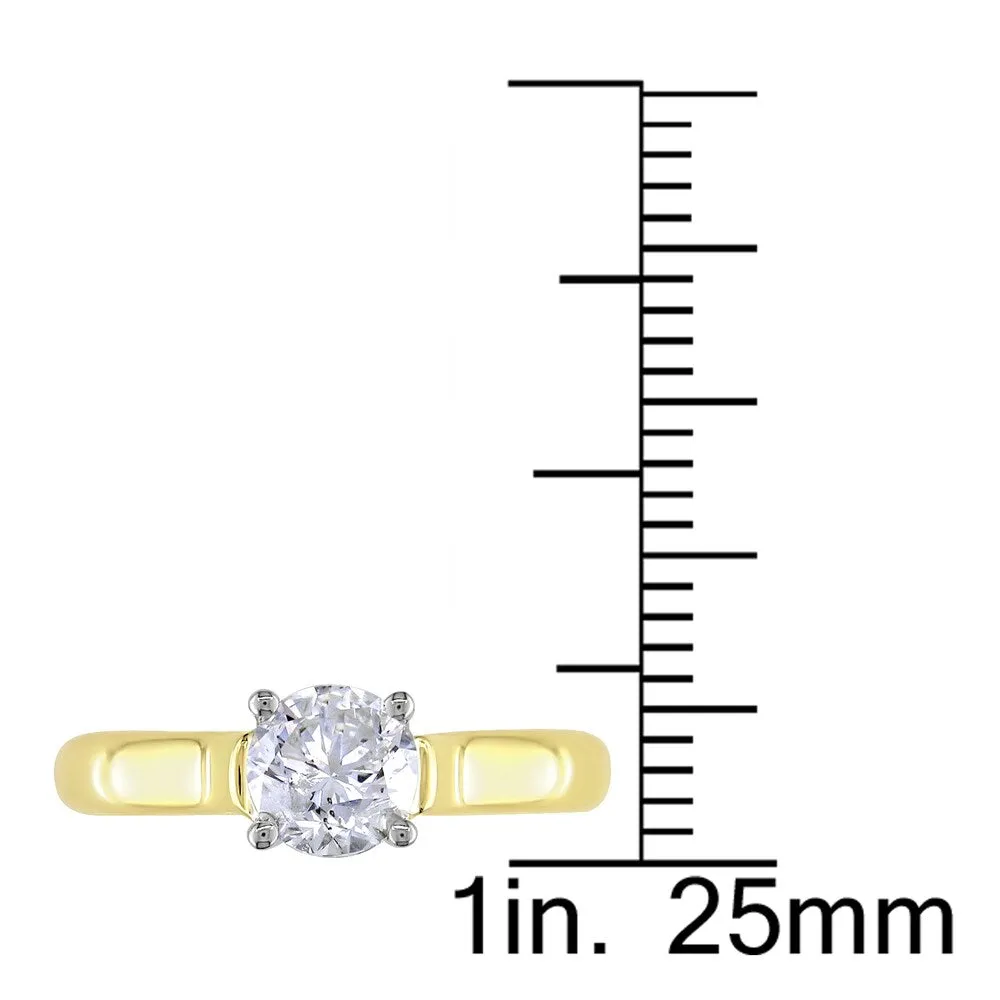 Miadora Signature Collection 14k Gold 1ct TDW Diamond Solitaire Engagement Ring sold by Zulily product image thumbnail 5