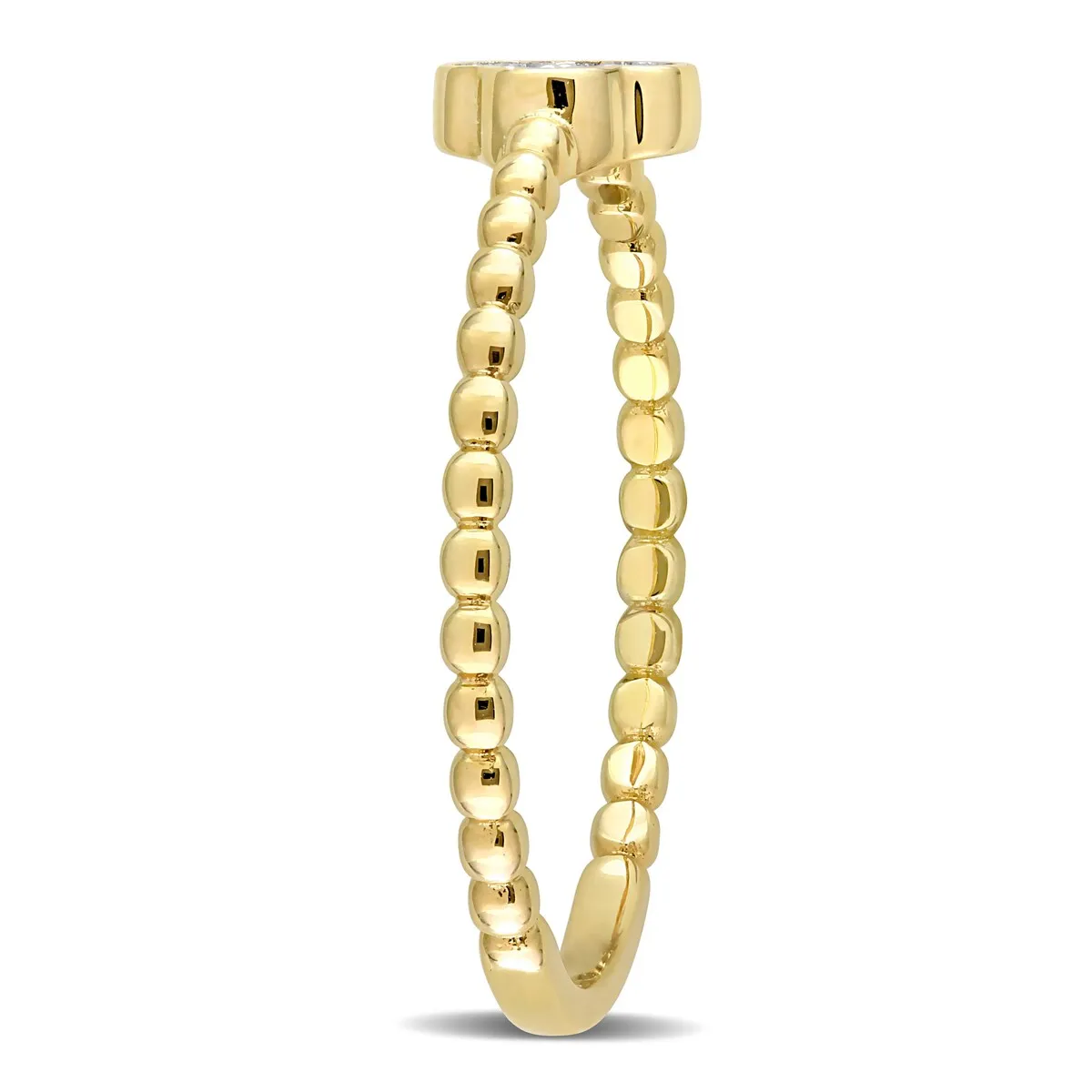 Miadora Diamond Accent Cluster Ring in 14k Yellow Gold sold by Zulily product image thumbnail 4