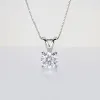 De Couer 14k White Gold Diamond Magnificent Solitaire Necklace - White H-I - White H-I sold by Zulily