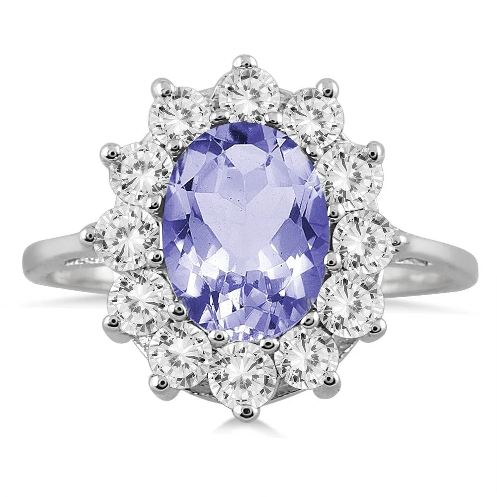 Tanzanite and Diamond Ring sold by Zulily