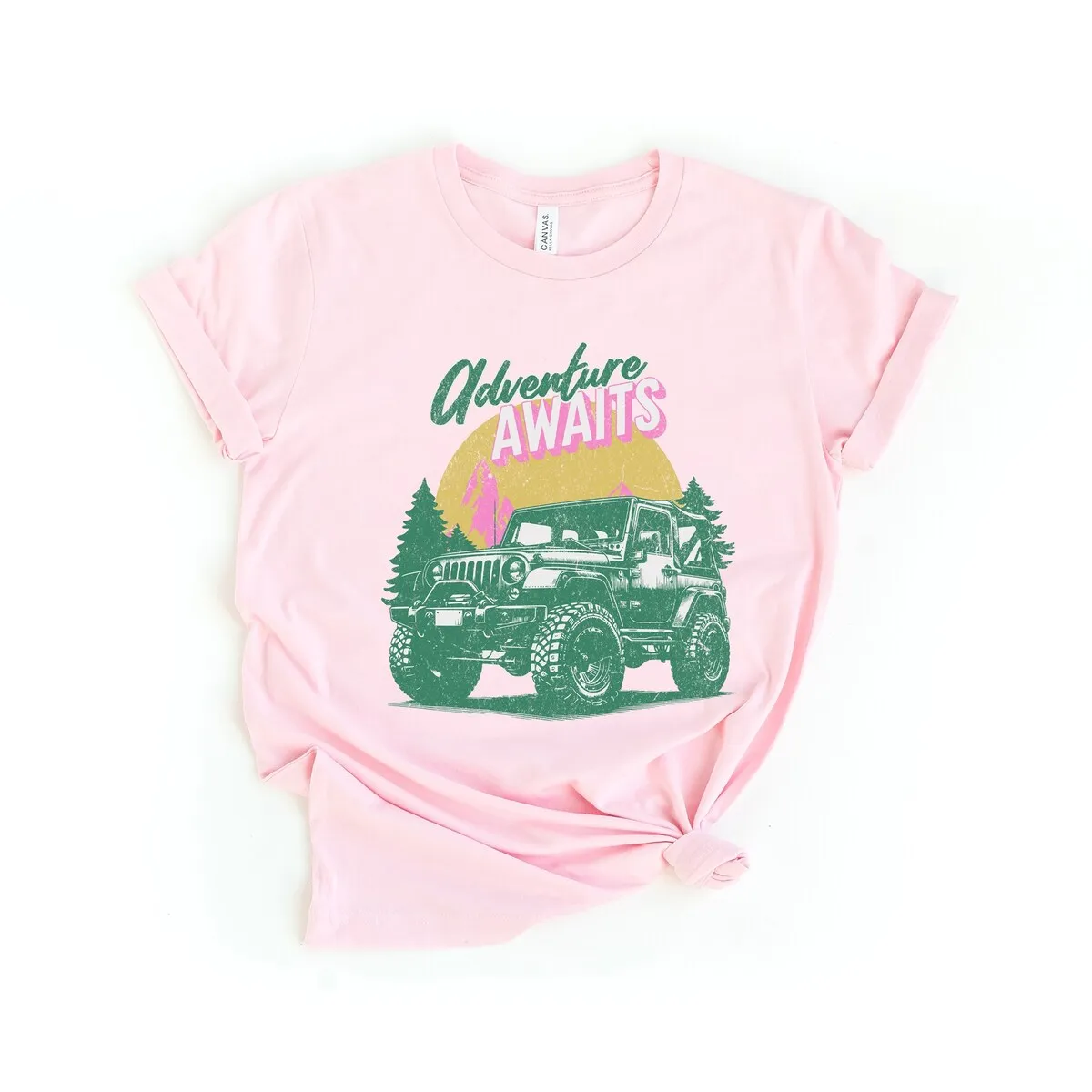 Adventure Awaits Jeep Short Sleeve Crewnneck Tee sold by Zulily product image thumbnail 2