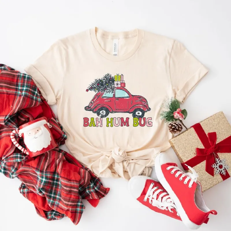 Bah Hum Bug Car Short Sleeve Tee sold by Zulily