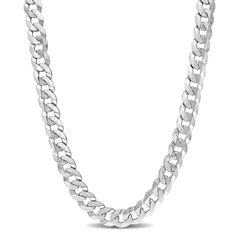Miadora Sterling Silver Curb Link Necklace sold by Zulily