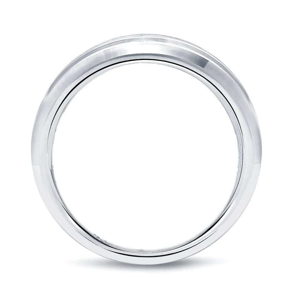 Auriya 14k Gold 1ctw Princess-Cut Channel Diamond Wedding Band sold by Zulily product image thumbnail 5