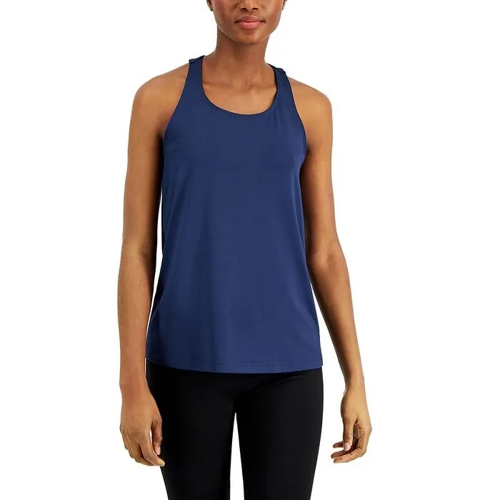 ID Ideology Women's Active Racerback Tank Top Blue Size XX-Large sold by Zulily