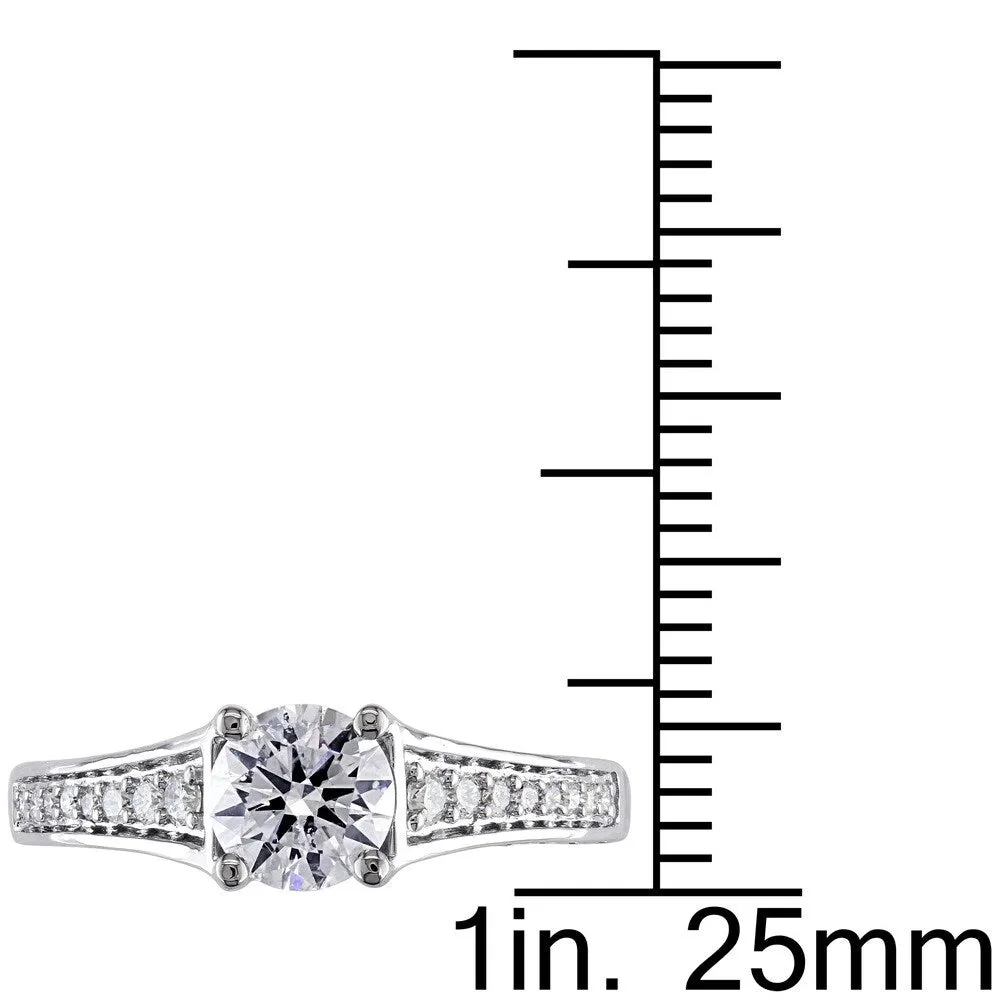 Miadora Signature Collection 14k White Gold 1ct TDW Diamond Ring sold by Zulily product image thumbnail 3