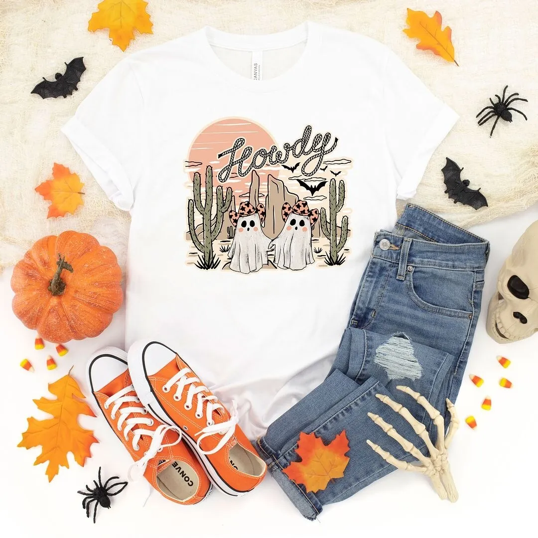 Howdy Ghosties Short Sleeve Tee sold by Zulily