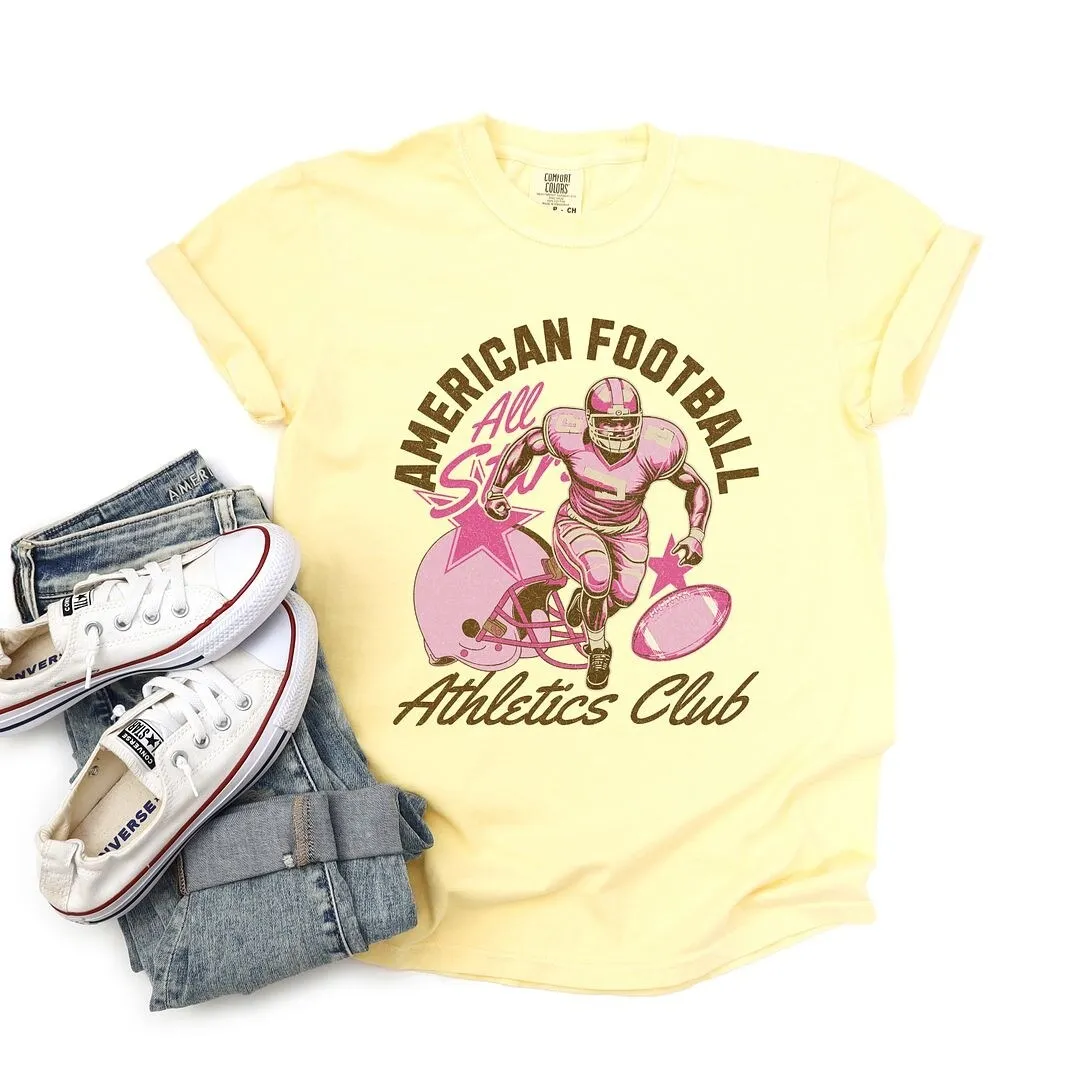 American Football Athletics Club Garment Dyed Tee sold by Zulily