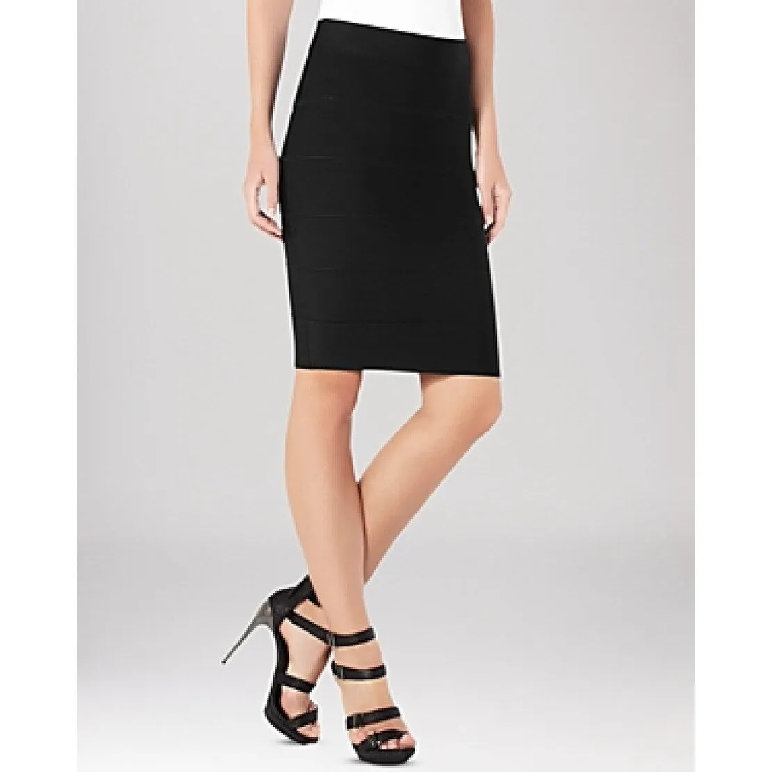 BCBGMAXAZRIA Women's Alexa High Waist Tight Bandage Skirt Black Size XX-Small sold by Zulily product image thumbnail 2