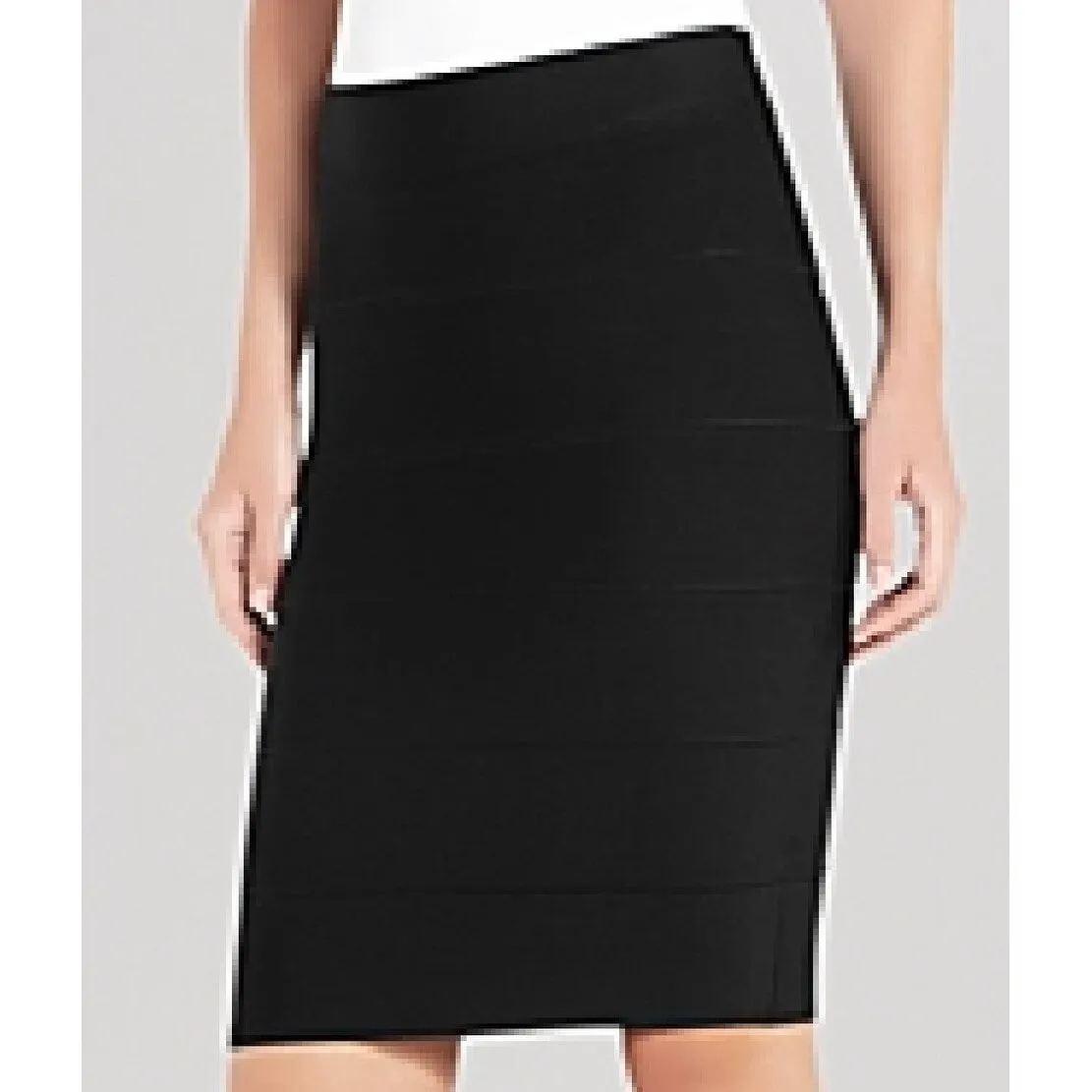 BCBGMAXAZRIA Women's Alexa High Waist Tight Bandage Skirt Black Size XX-Small sold by Zulily product image thumbnail 3