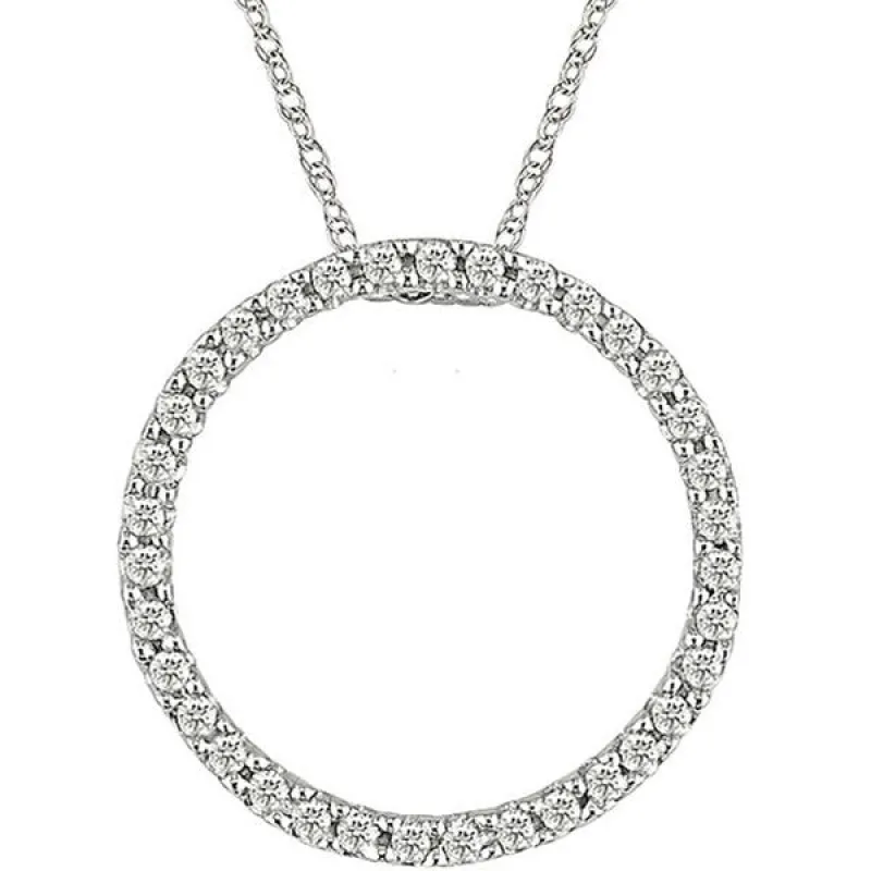 Miadora 10k Gold 1/8ct Diamond Circle of Life Necklace made by Zulily