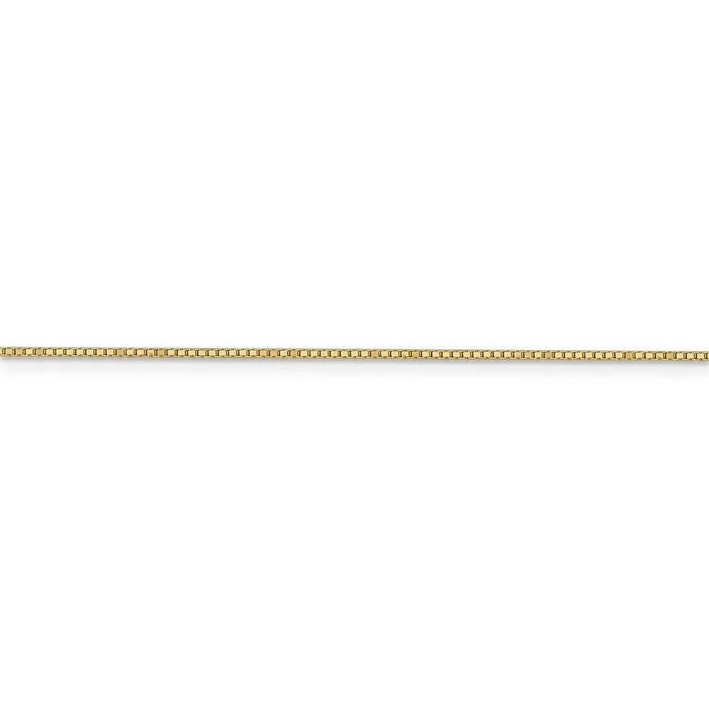 Curata 14k Yellow Gold Solid 0.9mm Box Chain Necklace (Spring-ring) Options: 16 18 20 22 24 26 28 30 sold by Zulily product image thumbnail 4