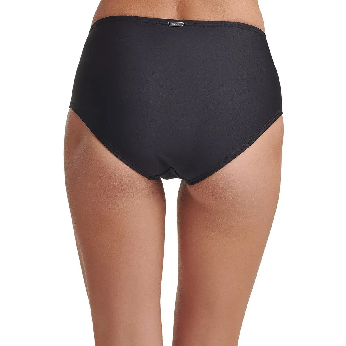 Dkny Women's Seahigh Waist Bikini Bottoms Swimsuit Black sold by Zulily product image thumbnail 3