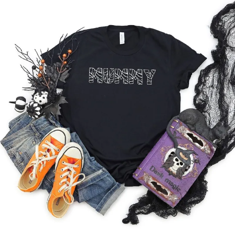 Mummy Halloween Short Sleeve Tee sold by Zulily