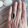 Vera & Co. Sterling Silver Oval Onyx Base Ring sold by Zulily