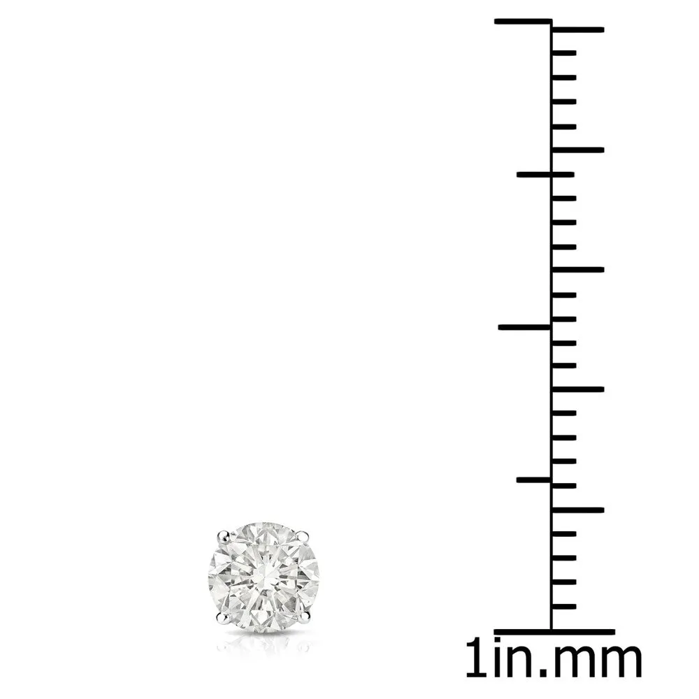 Auriya 1/3ctw Round SINGLE STUD (1) Diamond Earring 14k Gold sold by Zulily product image thumbnail 3