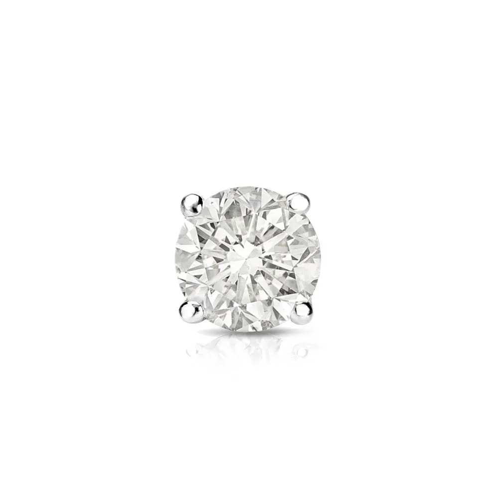 Auriya 1/3ctw Round SINGLE STUD (1) Diamond Earring 14k Gold sold by Zulily product image thumbnail 4